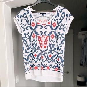 Tommy Hilfiger Linen Cap Sleeve Top